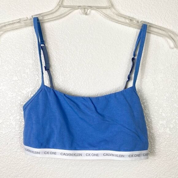 Calvin Klein Blue Sporty Bralette - Picture 1 of 3